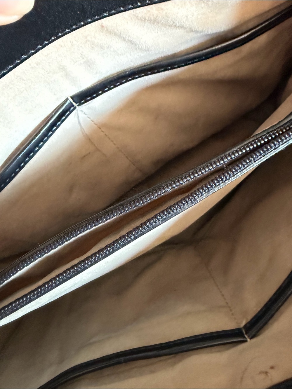 Brahmin Brown Croc Embossed & Black Leather Satchel Shoulder Bag Gold Hardware - Picture 5 of 5
